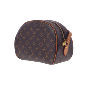 Louis Vuitton Leather Brown Crossbody Monogram Canvas Blois